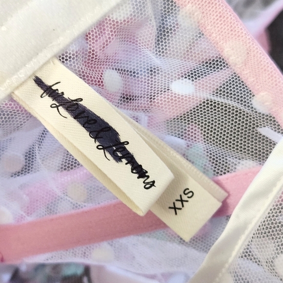 New!For Love and Lemons Pointelle Rose's Teddy - Picture 15 of 16